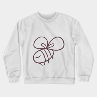 Cute little bee outline Crewneck Sweatshirt